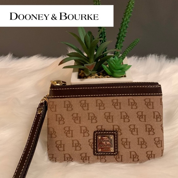 Dooney & Bourke Handbags - Dooney & Burke Brown Monogram Wristlet
